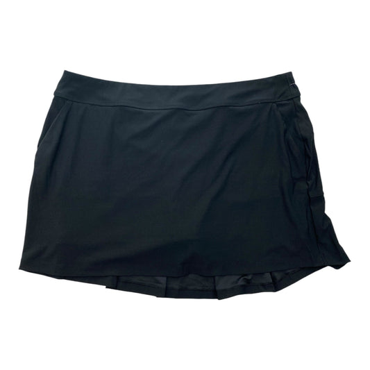 Athletic Skort By Cmc In Black, Size: Xxl