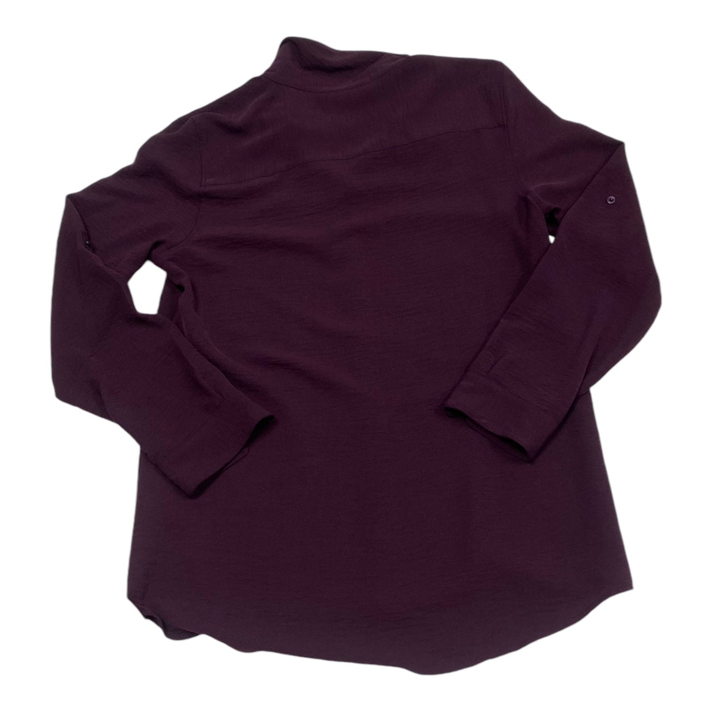 Top Long Sleeve By Calvin Klein In Purple, Size: M