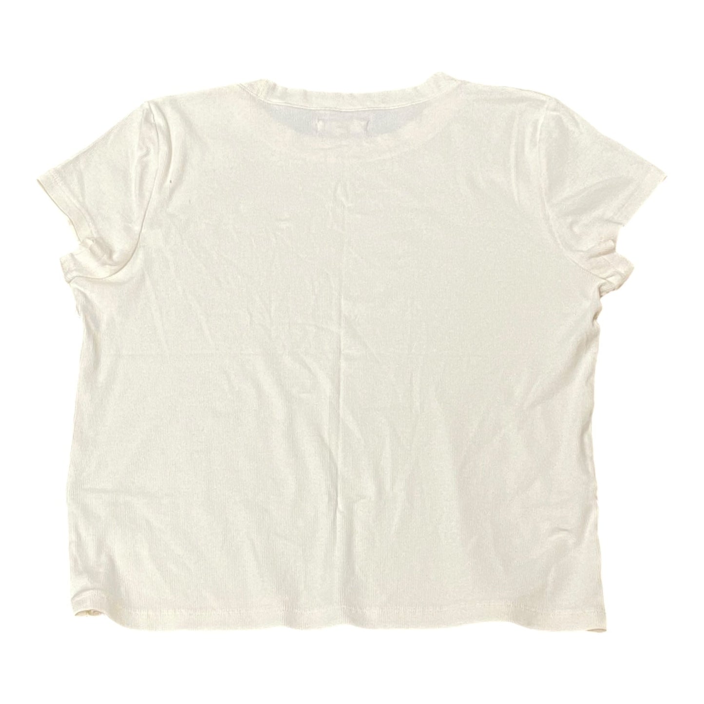 Top Short Sleeve By Madewell In Cream, Size: Xl