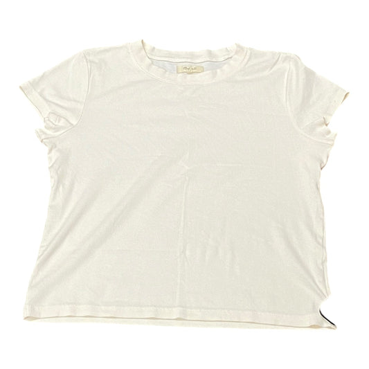 Top Short Sleeve By Madewell In Cream, Size: Xl