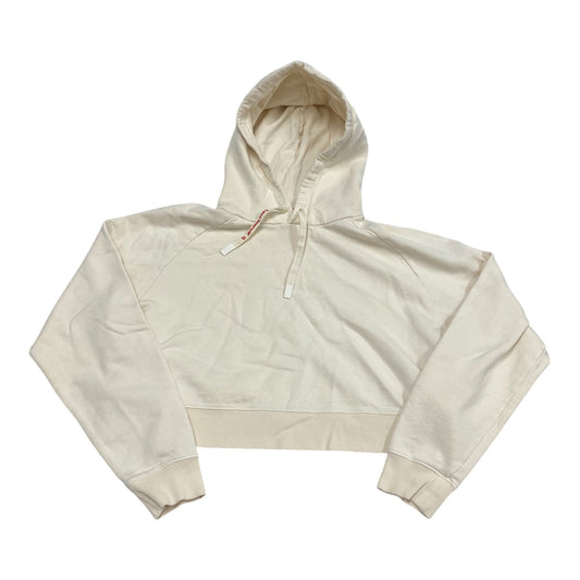 Sweatshirt Hoodie By Hugo In Cream, Size: L