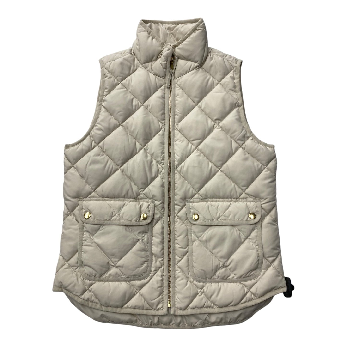 Vest Puffer & Quilted By J. Crew In Cream, Size: S