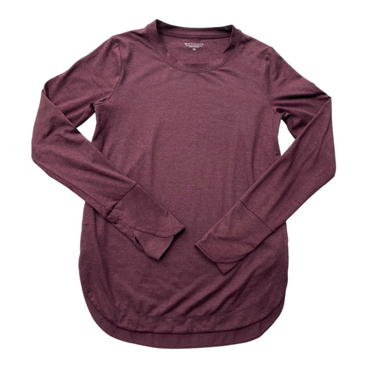 Athletic Top Long Sleeve Crewneck By Athleta In Purple, Size: Xs