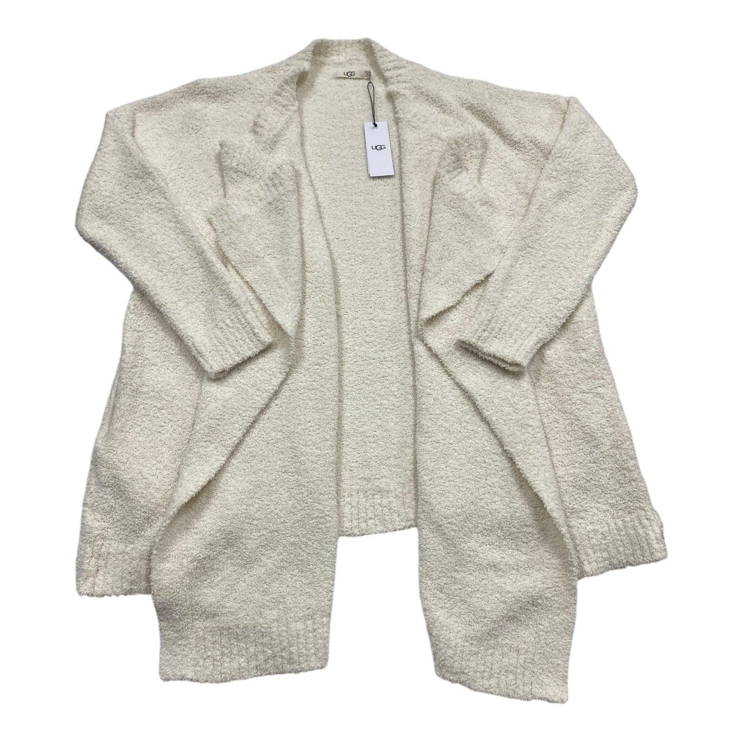 Sweater Cardigan By Ugg In Cream, Size: Xl