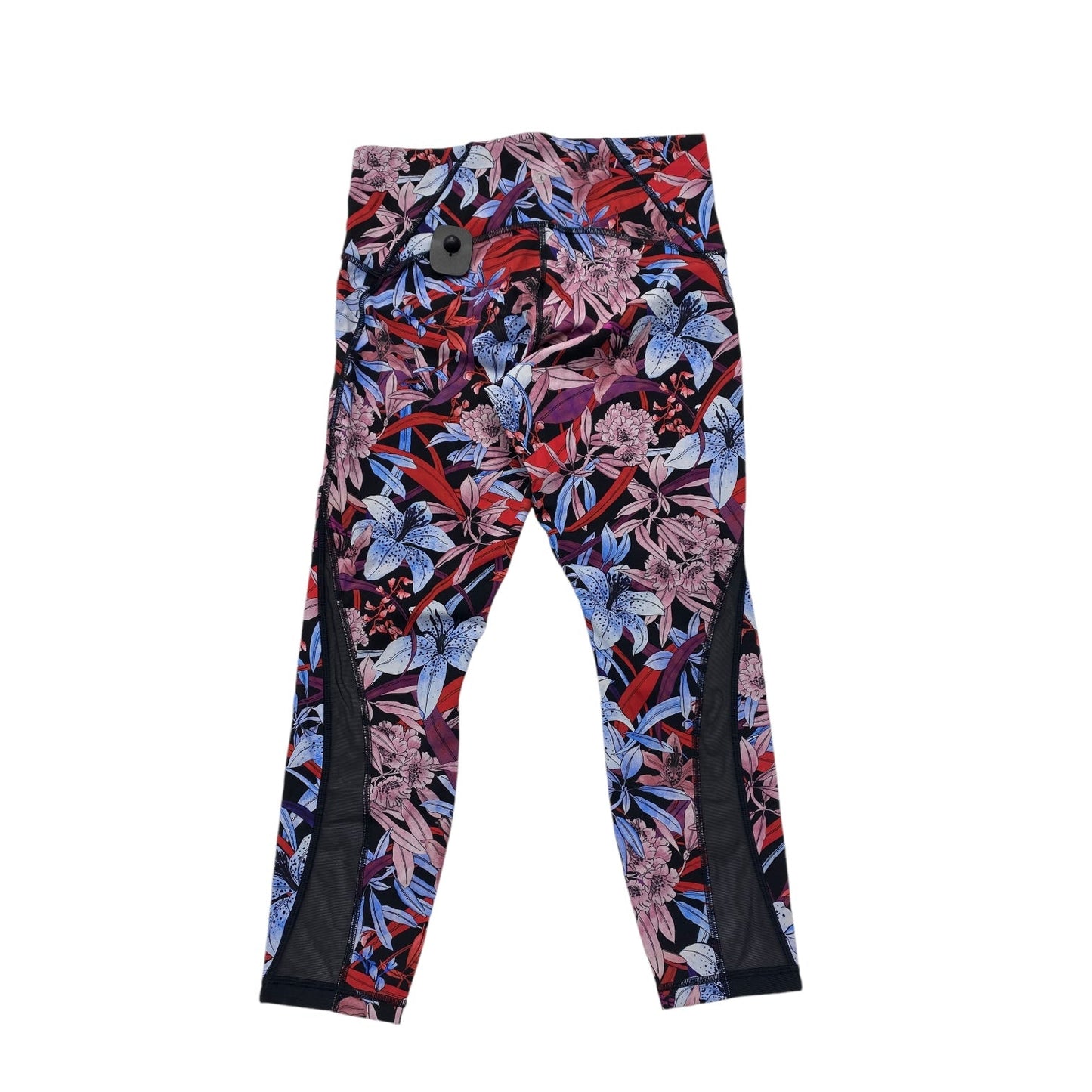 Athletic Capris By Lululemon In Floral Print, Size: 8