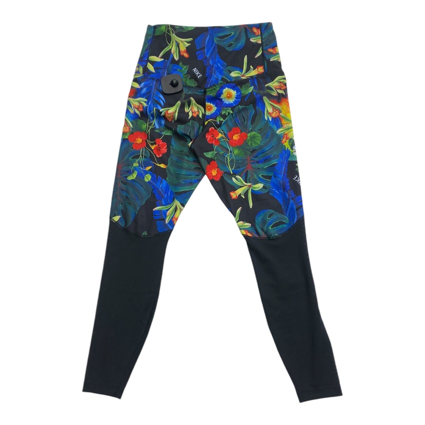 Athletic Leggings By Nike In Floral Print, Size: M