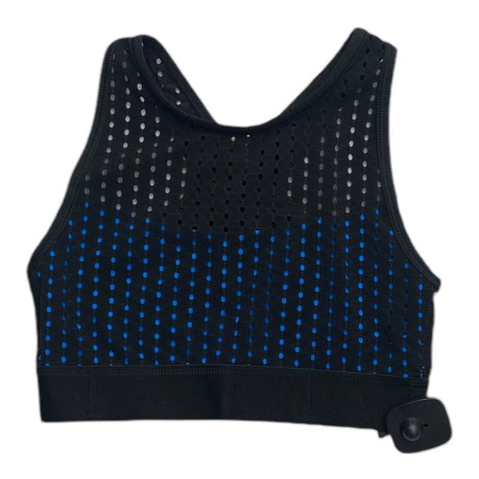 Athletic Bra By Cmc In Black & Blue, Size: S