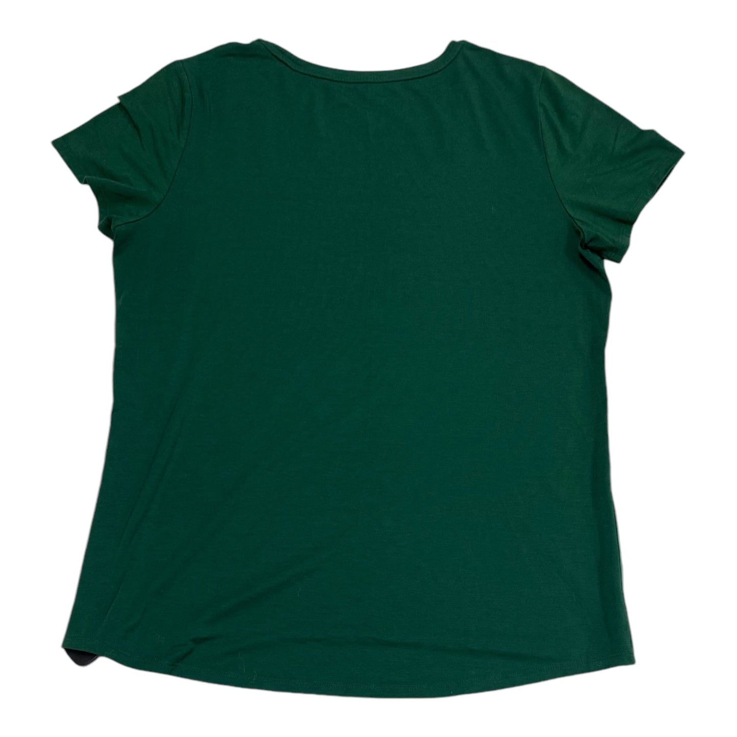 Athletic Top Short Sleeve By Athleta In Green, Size: L