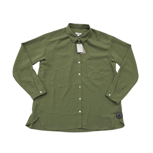 Top Long Sleeve By J. Jill In Green, Size: M