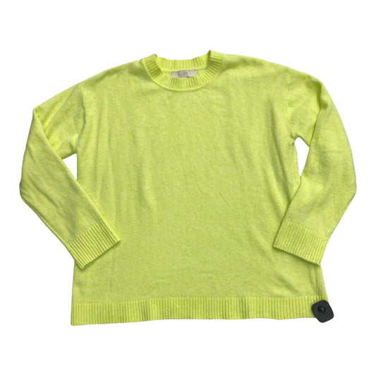 Sweater By Loft In Yellow, Size: Xl