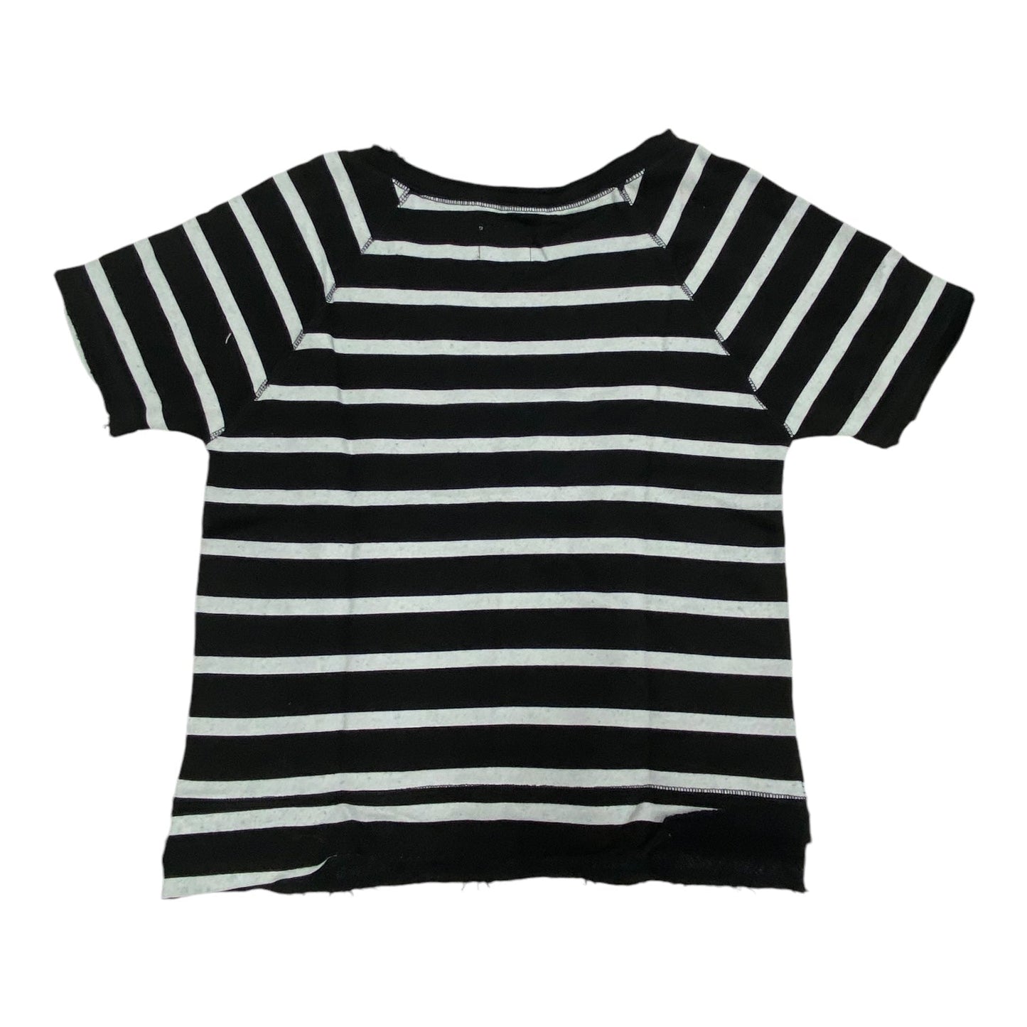 Top Short Sleeve By Chaser In Striped Pattern, Size: S