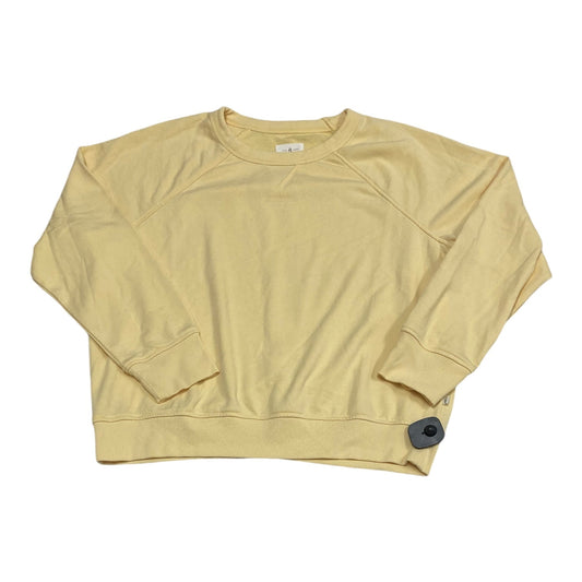 Top Long Sleeve By Lou And Grey In Yellow, Size: L