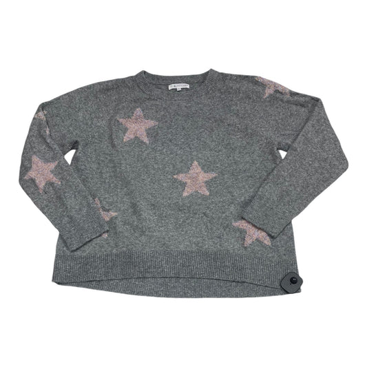 Sweater By Lou And Grey In Grey & Pink, Size: L