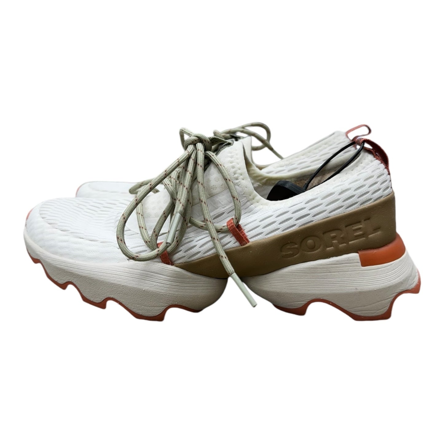 Shoes Athletic By Sorel In Orange & White, Size: 6