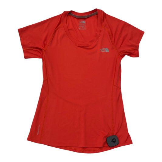 Athletic Top Short Sleeve By The North Face In Orange, Size: Xs