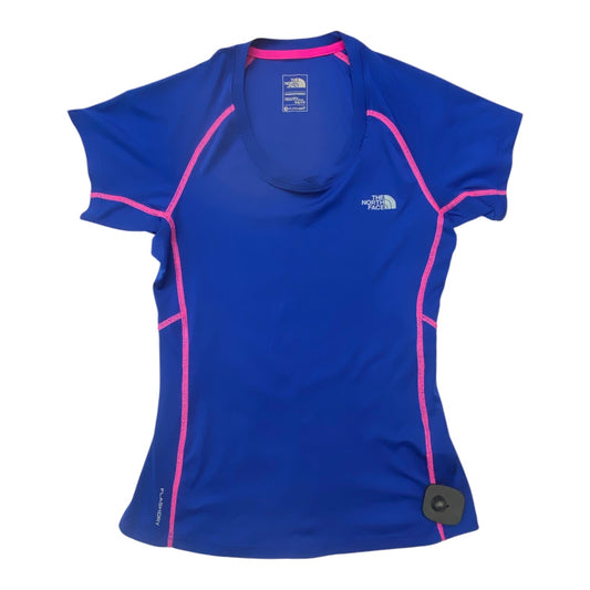 Athletic Top Short Sleeve By The North Face In Blue, Size: Xs