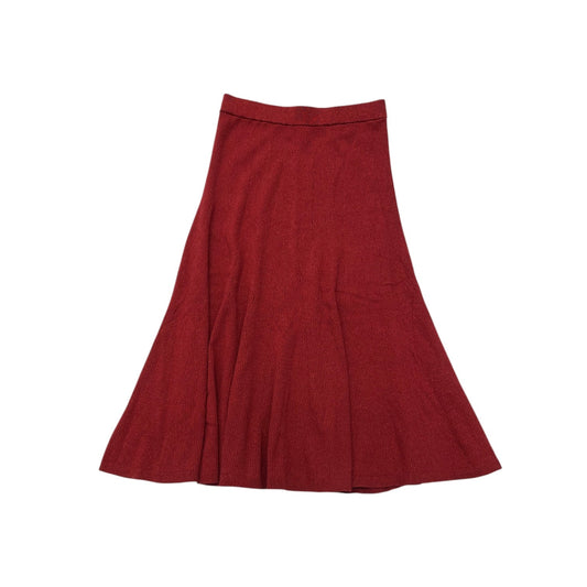 Skirt Maxi By Banana Republic In Red, Size: M