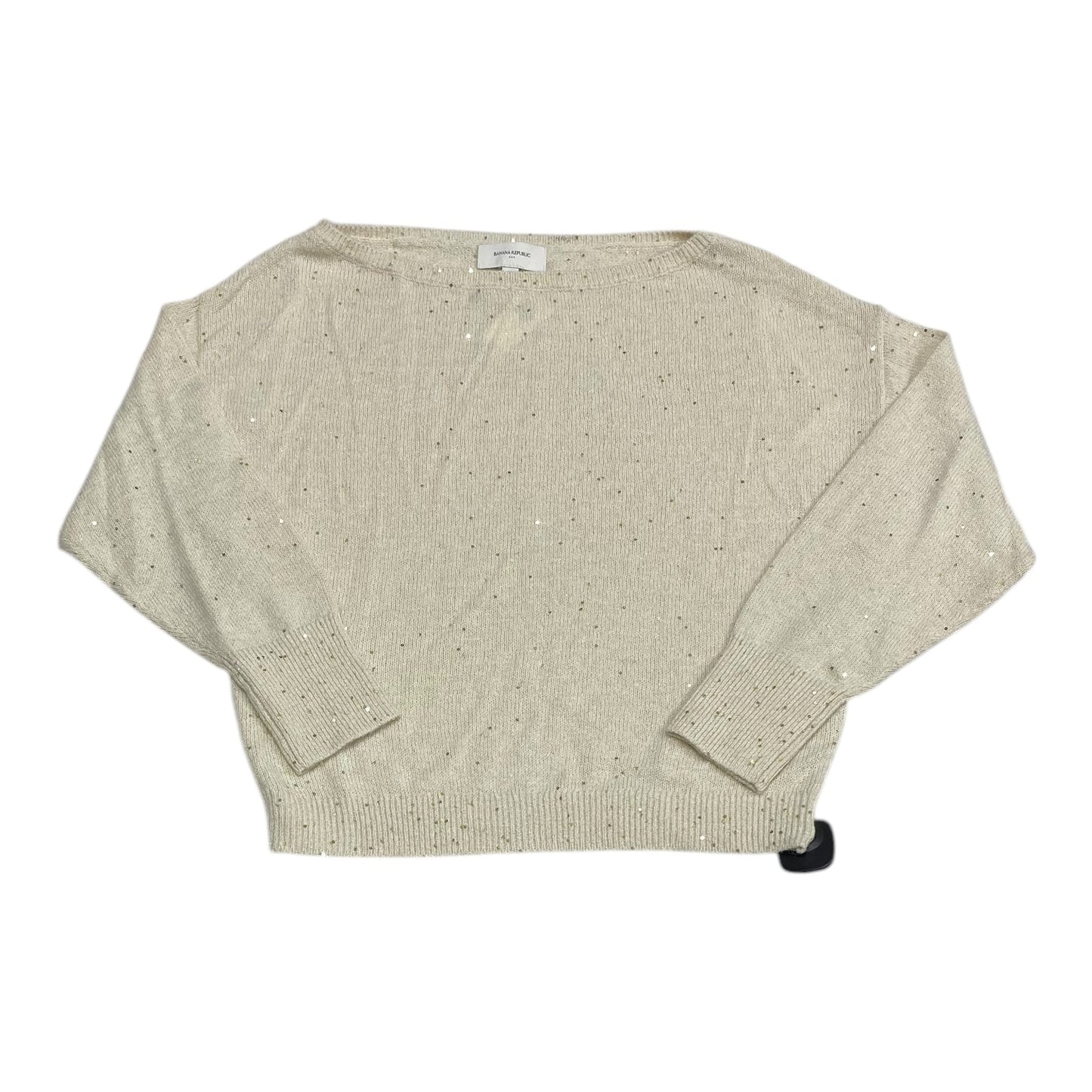 Sweater By Banana Republic In Cream, Size: M