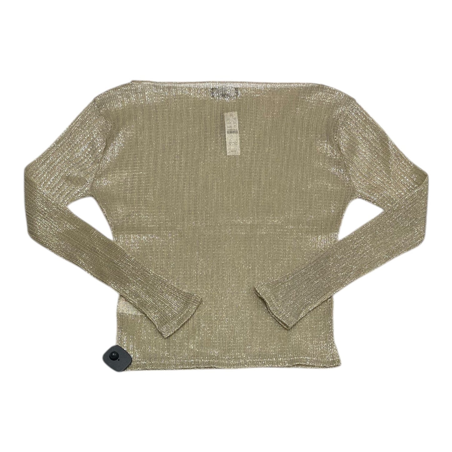 Top Long Sleeve By J. Crew In Gold, Size: S