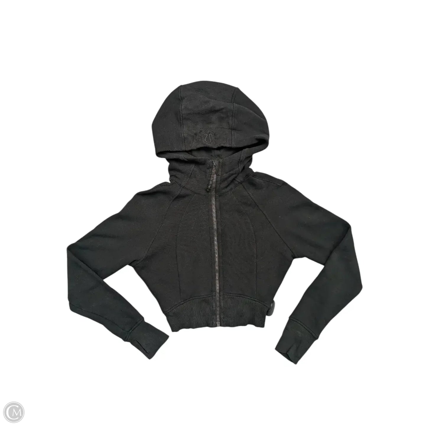 Athletic Jacket By Lululemon In Black, Size: Xs