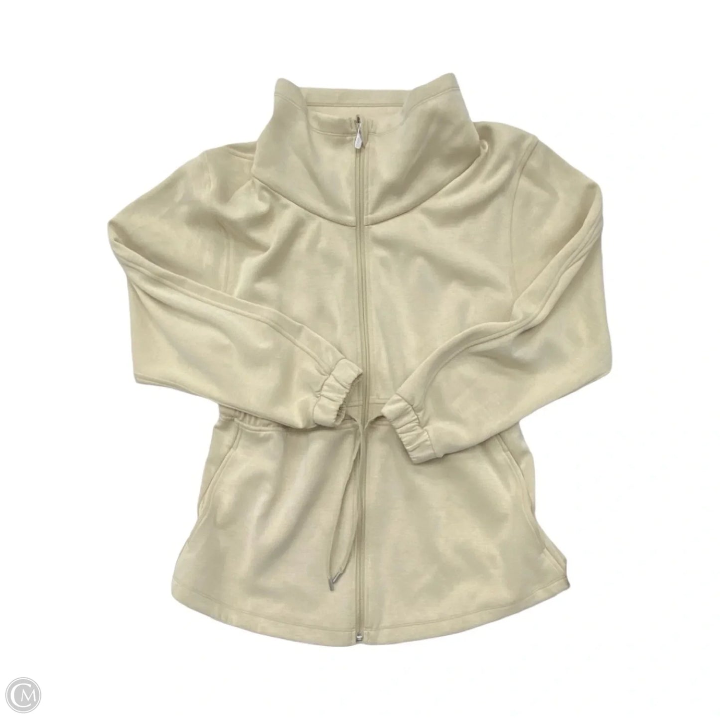 Athletic Jacket By Lululemon In Beige, Size: 8