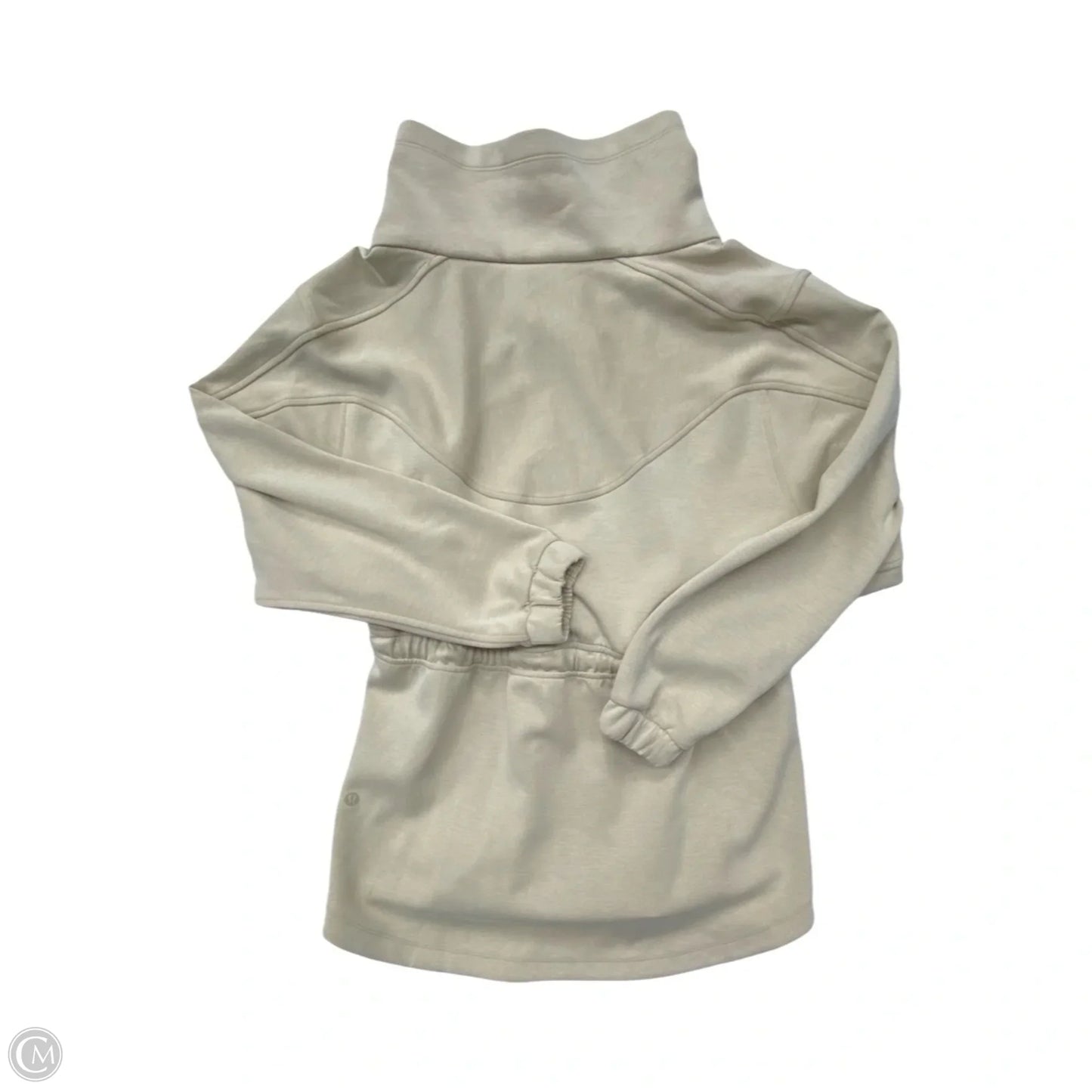 Athletic Jacket By Lululemon In Beige, Size: 8