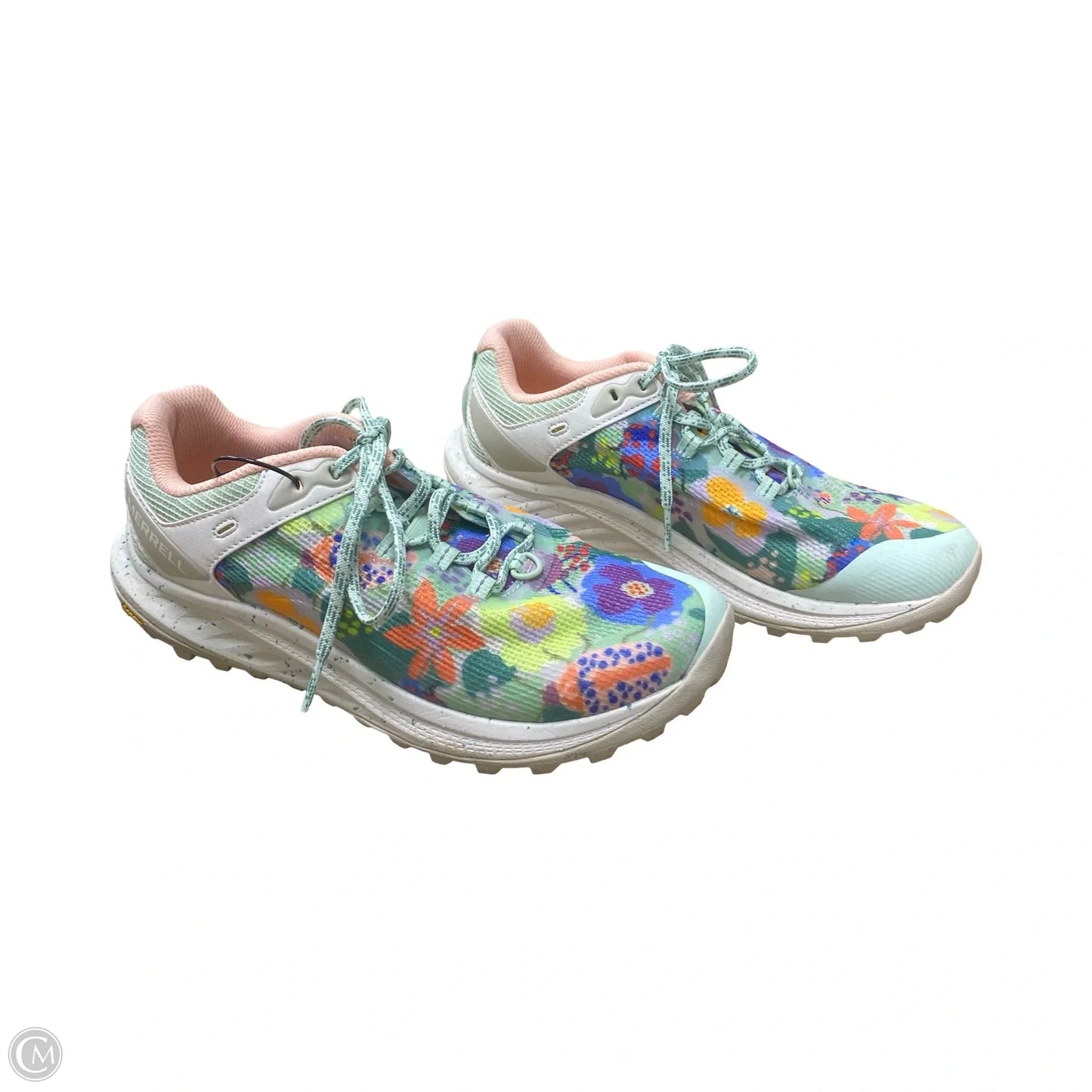 Shoes Athletic By Merrell In Floral Print, Size: 9