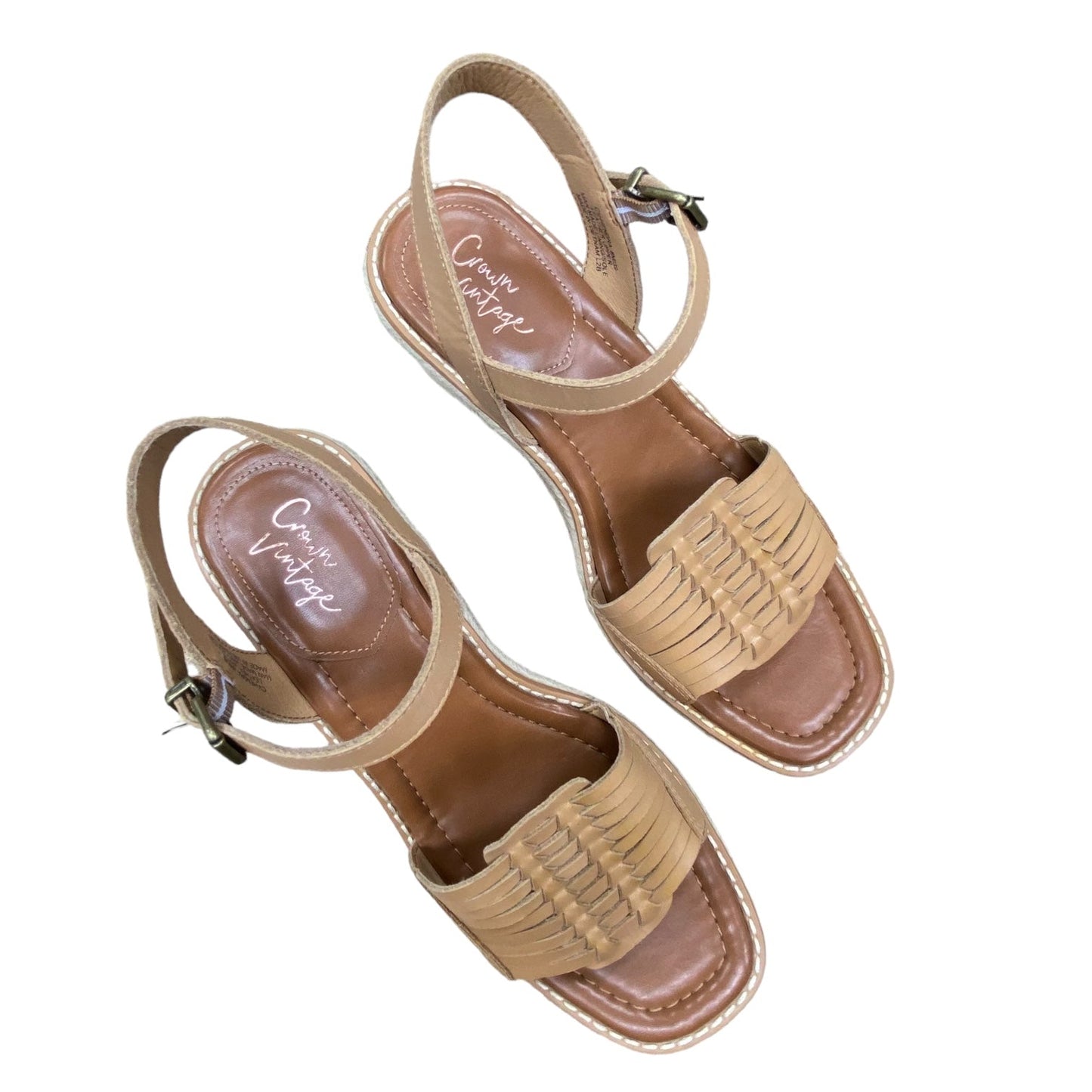 Sandals Heels Wedge By Crown Vintage  Size: 8