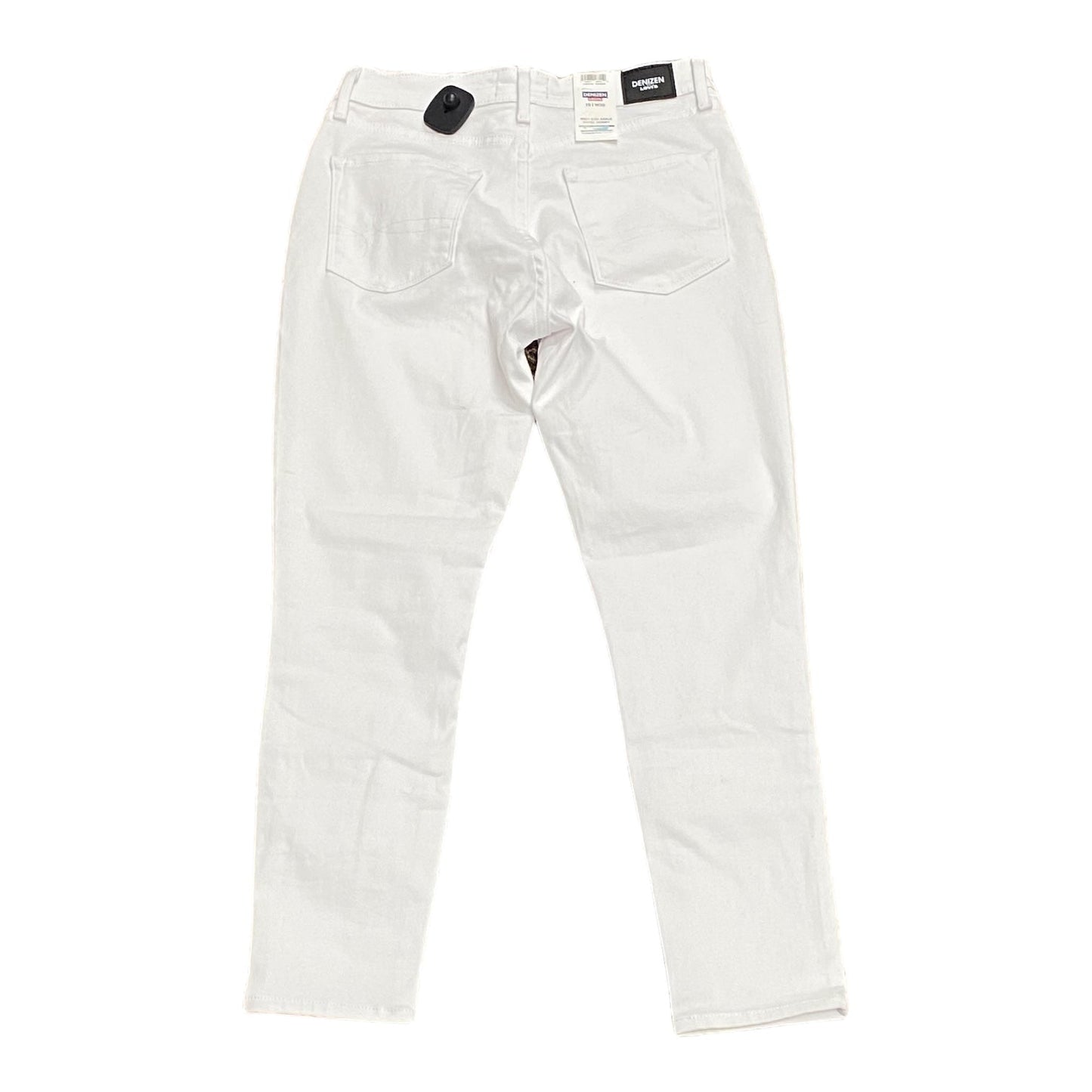 White Denim Jeans Skinny Denizen By Levis, Size 10