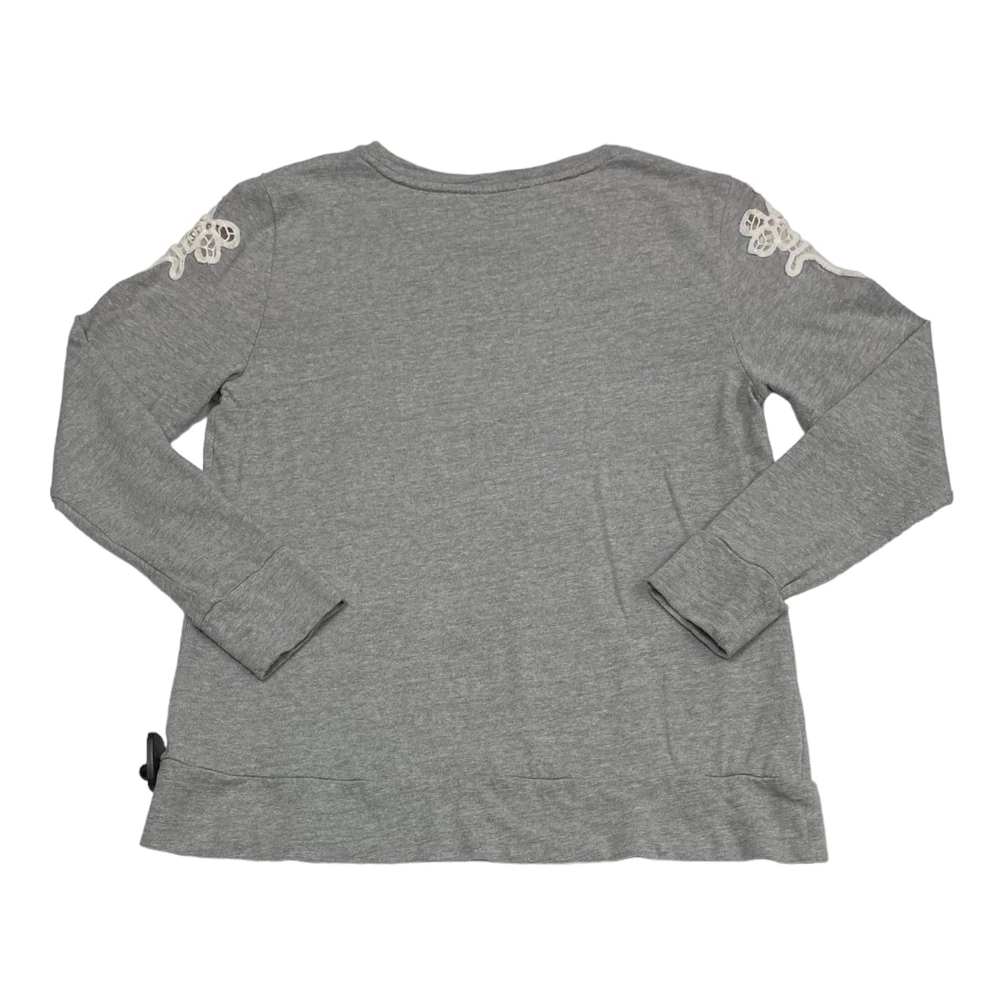 Top Long Sleeve By Loft In Grey, Size: M