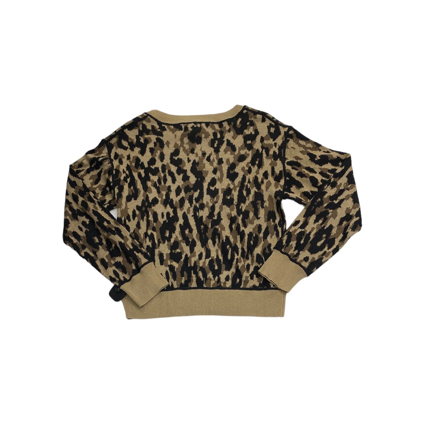 Top Long Sleeve By John + Jenn In Animal Print, Size: Xs