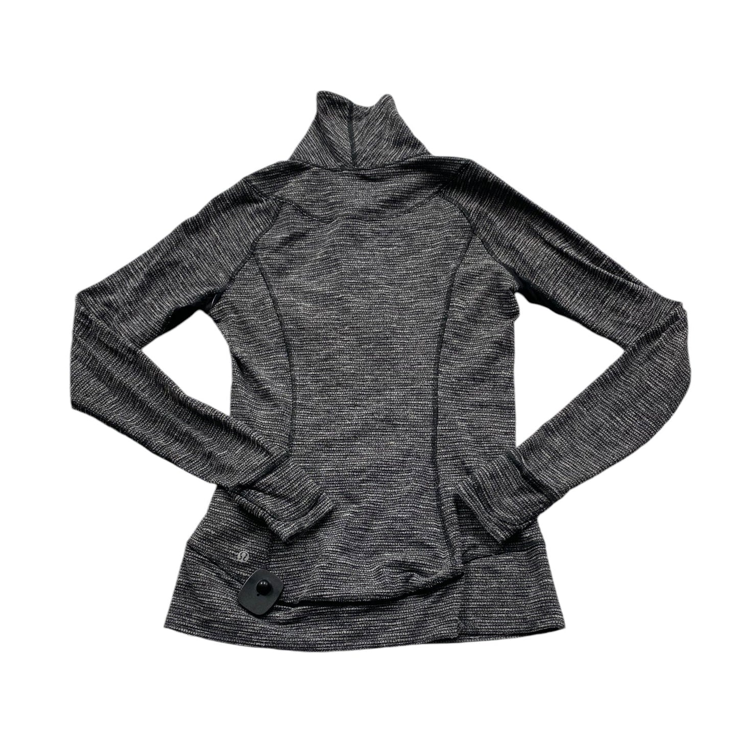 Athletic Jacket By Lululemon In Grey, Size: 6