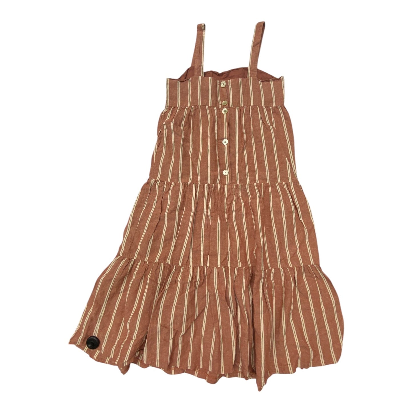 Dress Casual Maxi By Madewell In Brown, Size: M