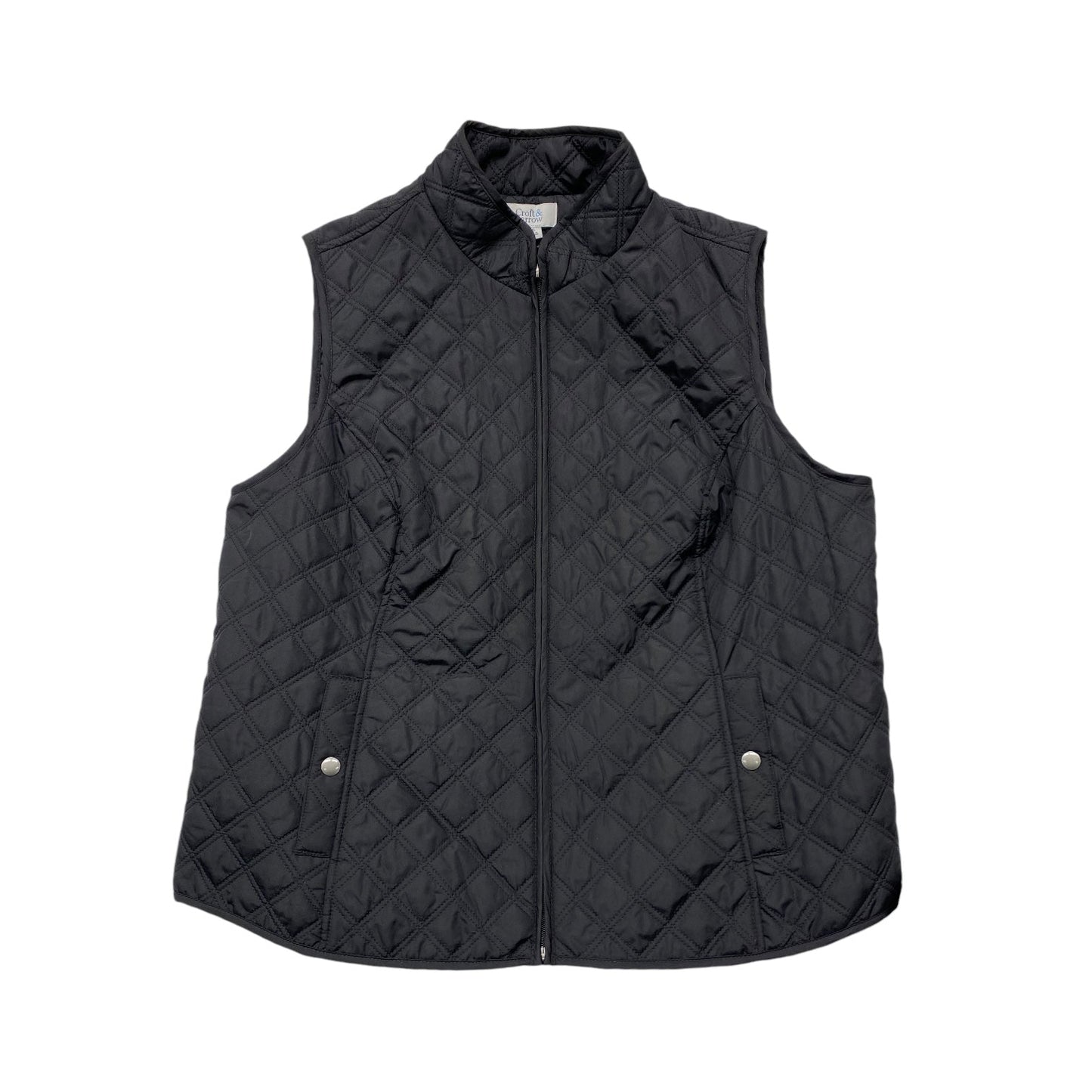 Vest Puffer & Quilted By Croft And Barrow In Black, Size: Xxl