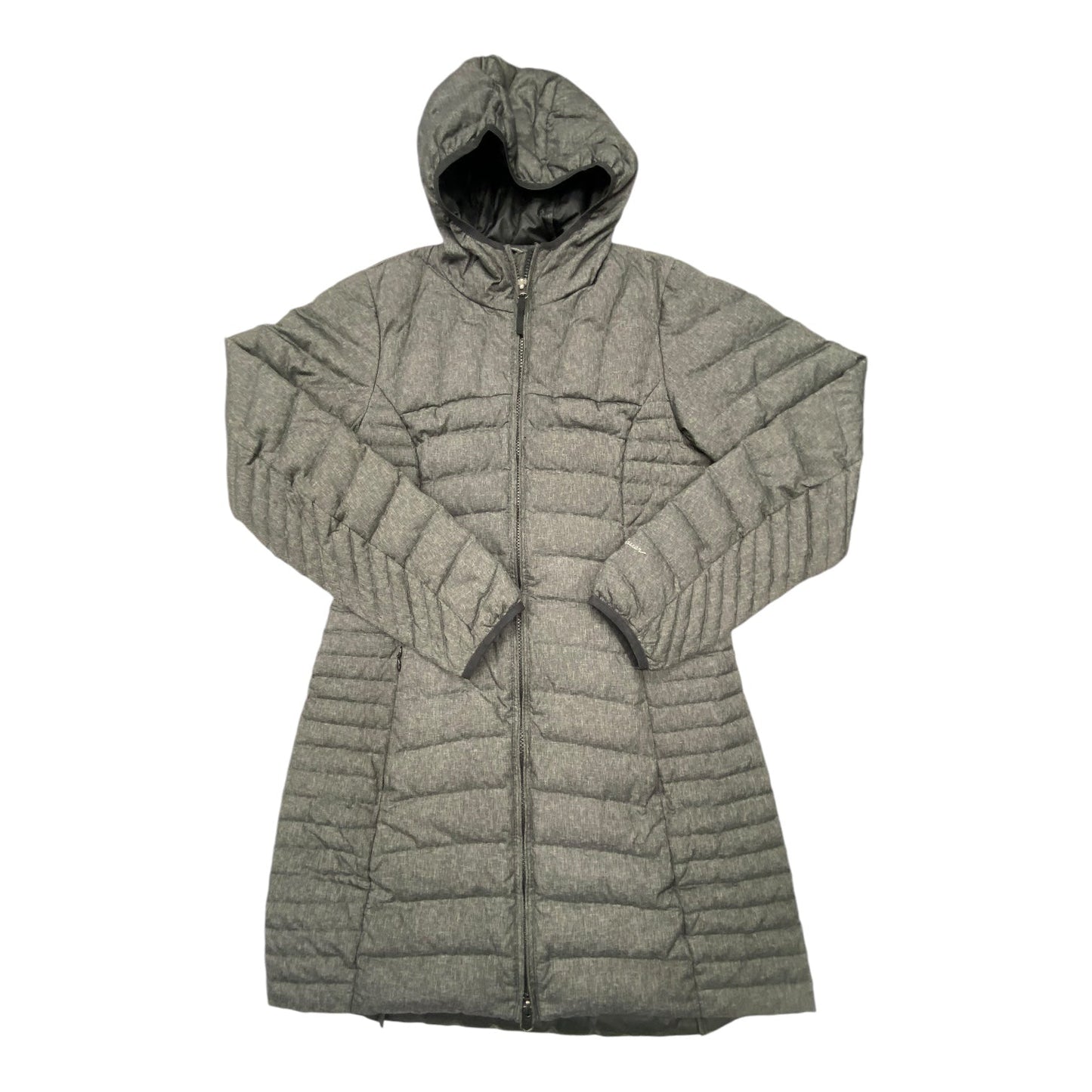 Jacket Puffer & Quilted By Eddie Bauer In Grey, Size: S