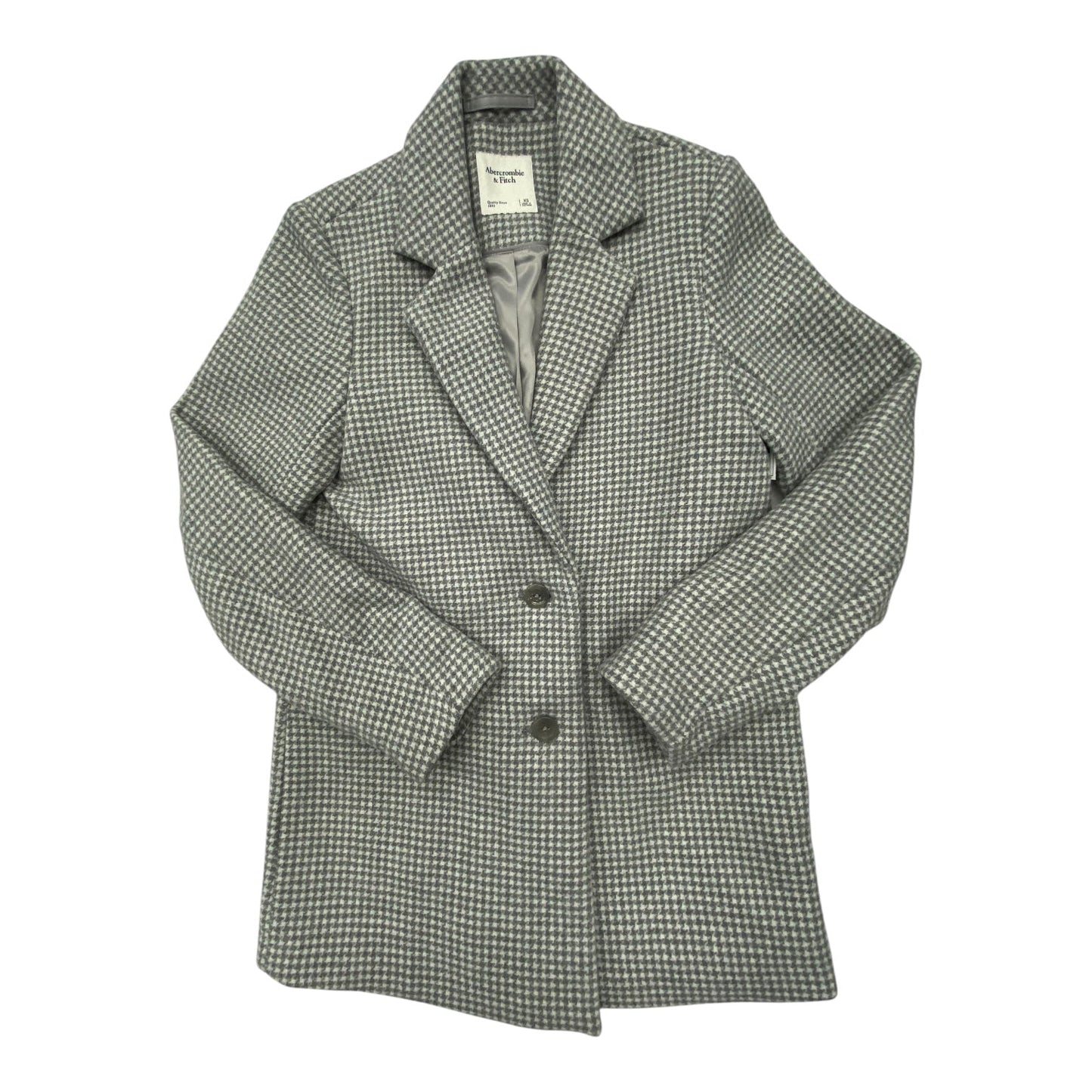 Blazer By Abercrombie And Fitch In Grey & White, Size: Xs