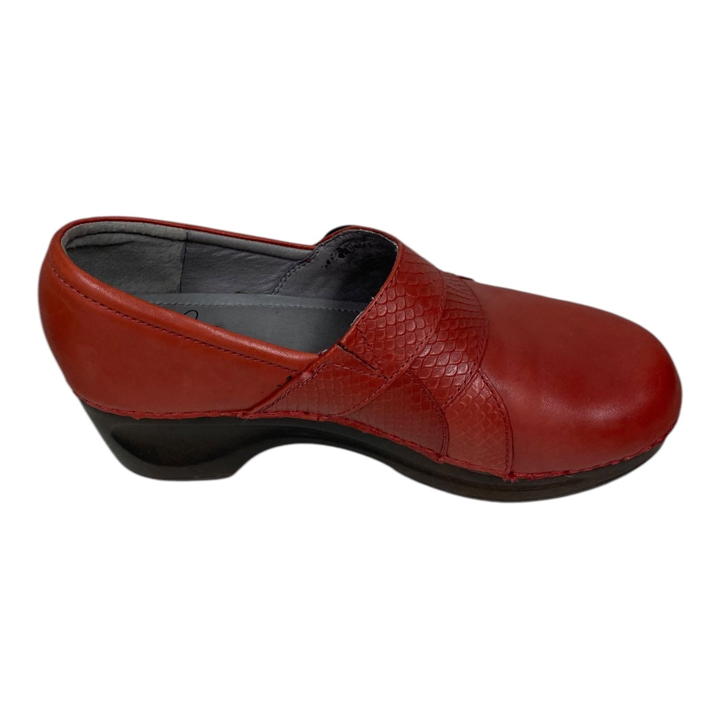 Shoes Heels Block By Sanita In Red, Size: 8.5