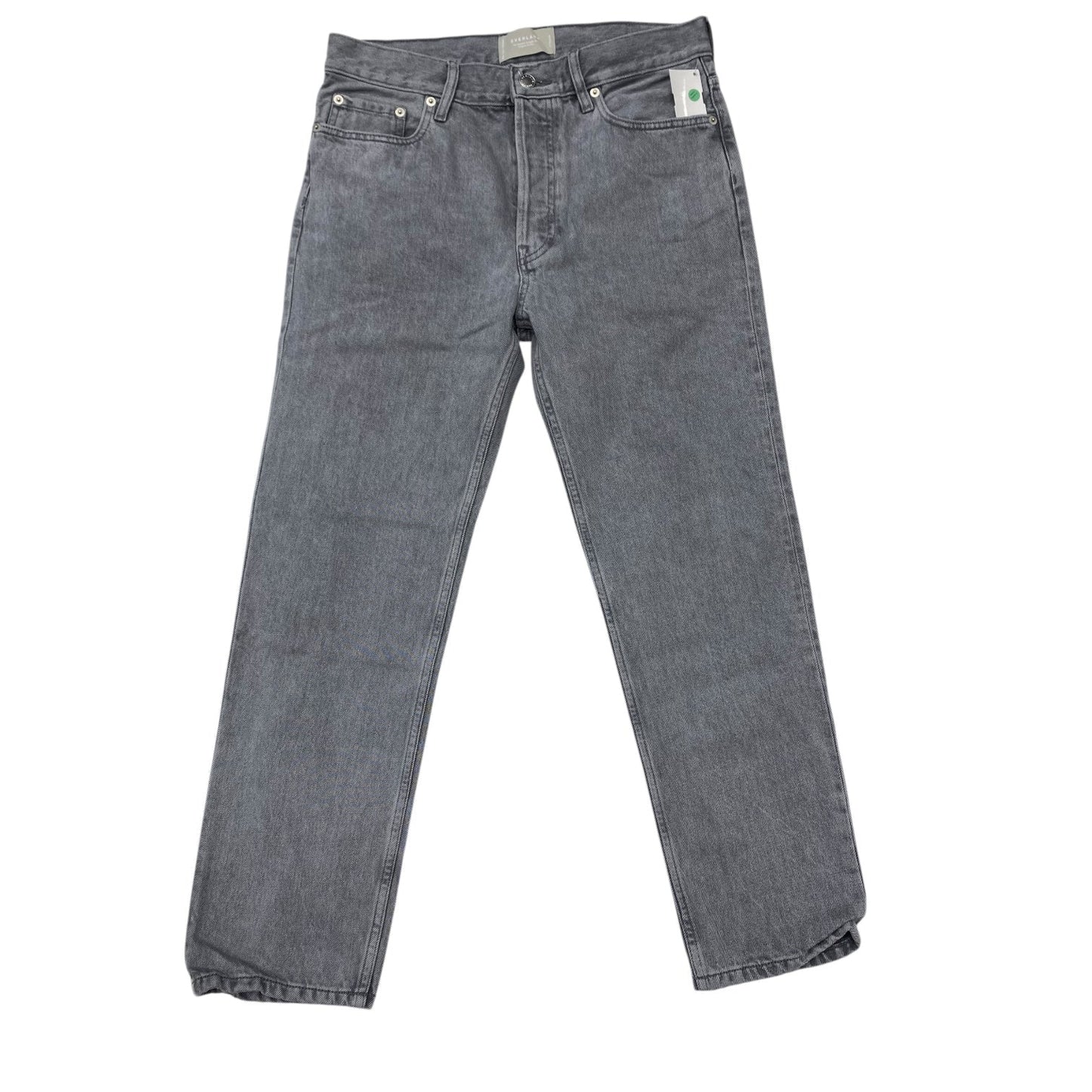 Jeans Straight By Everlane In Grey Denim, Size: 4