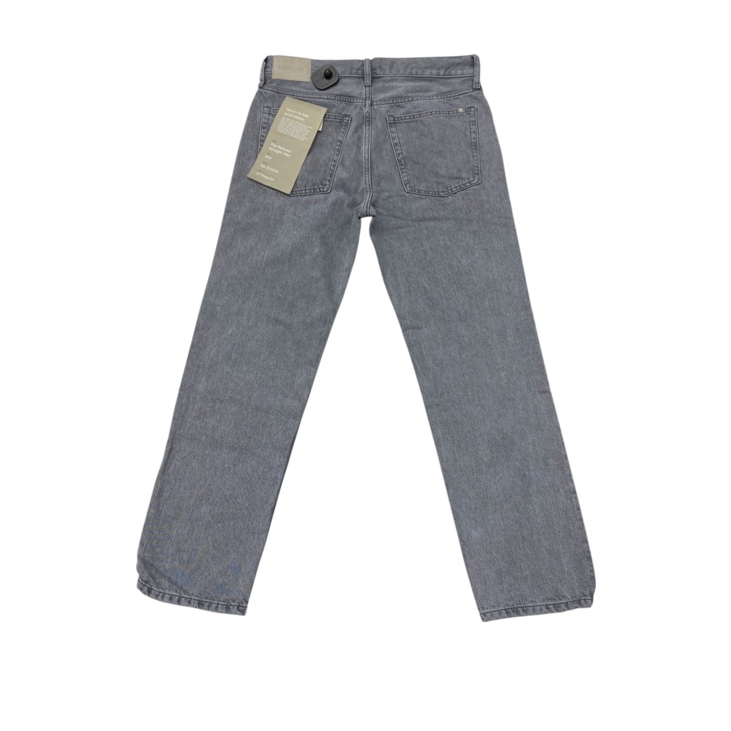 Jeans Straight By Everlane In Grey Denim, Size: 4