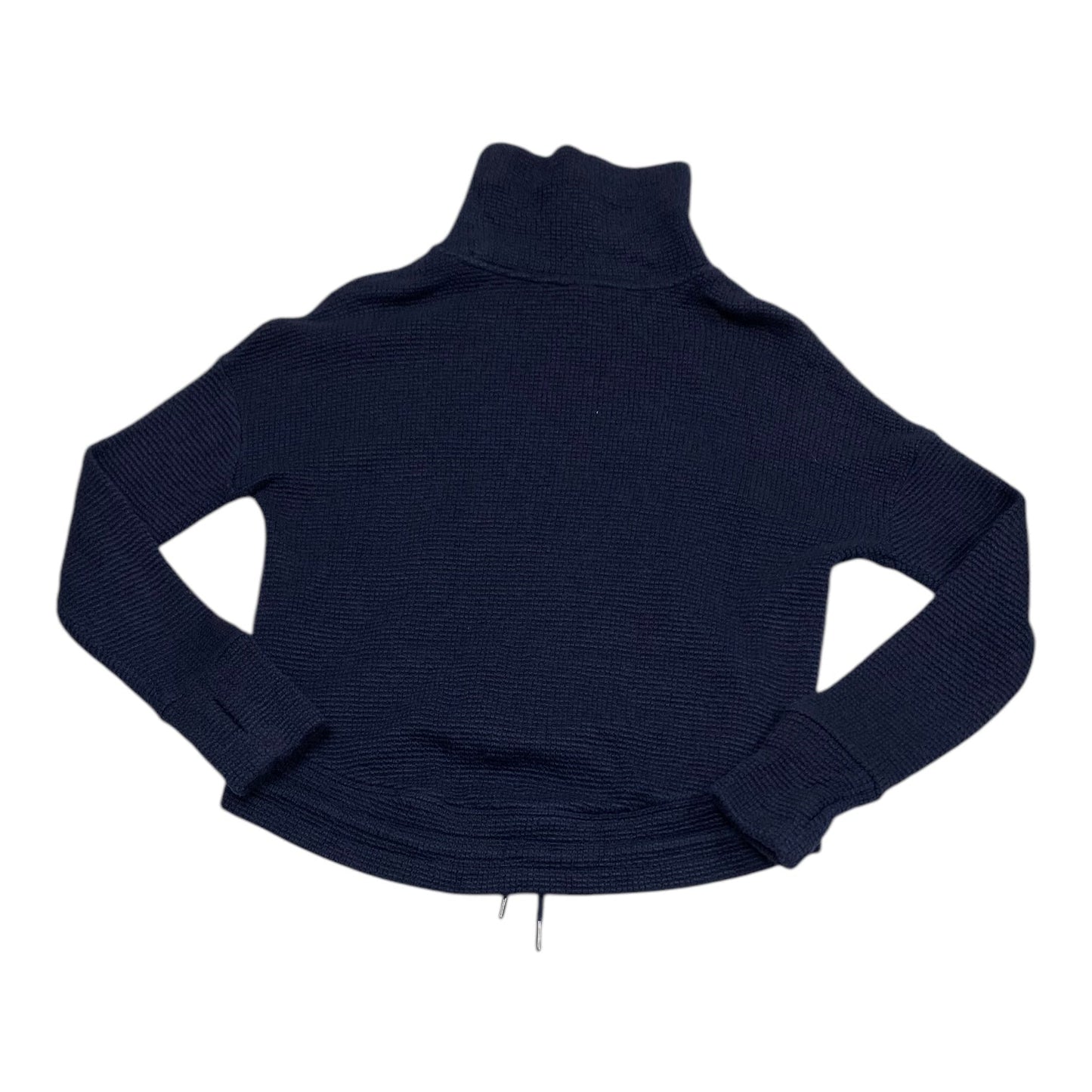 Athletic Top Long Sleeve Collar By Sweaty Betty In Navy, Size: Xs