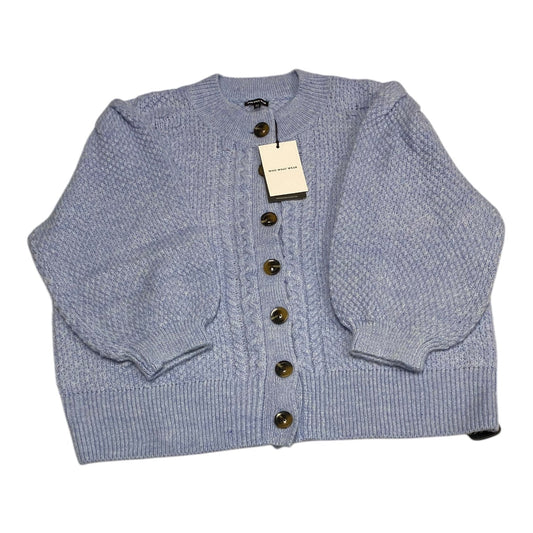 Sweater Cardigan By Who What Wear In Blue, Size: 2x