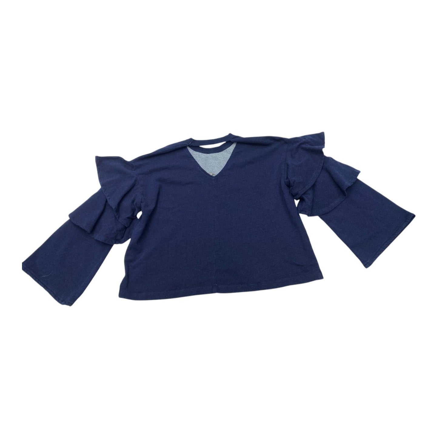 Top Long Sleeve By Adriano Goldschmied In Navy, Size: M