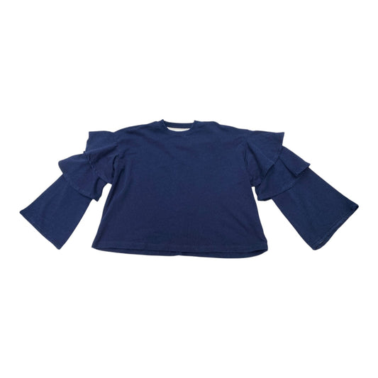 Top Long Sleeve By Adriano Goldschmied In Navy, Size: M