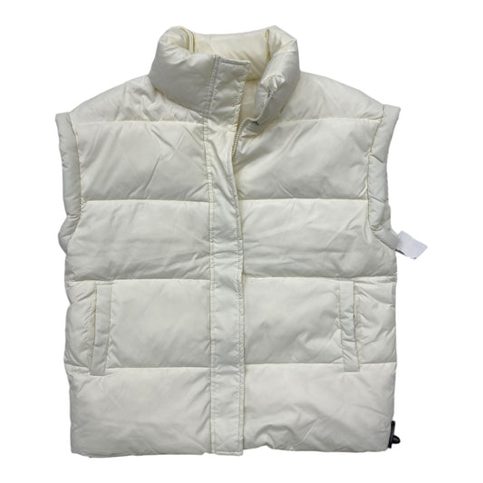 Vest Puffer & Quilted By Clothes Mentor In Cream, Size: S