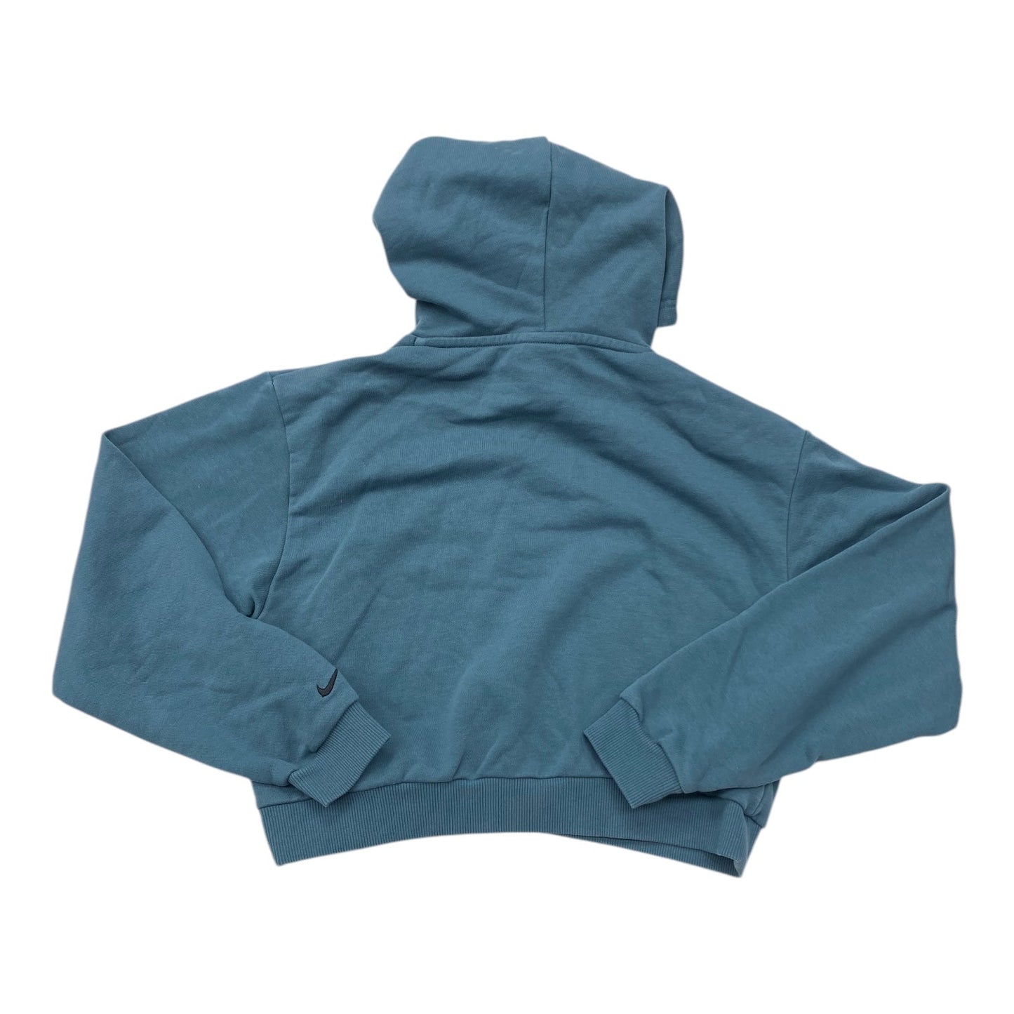 Athletic Top Long Sleeve Hoodie By Nike In Teal, Size: Xs