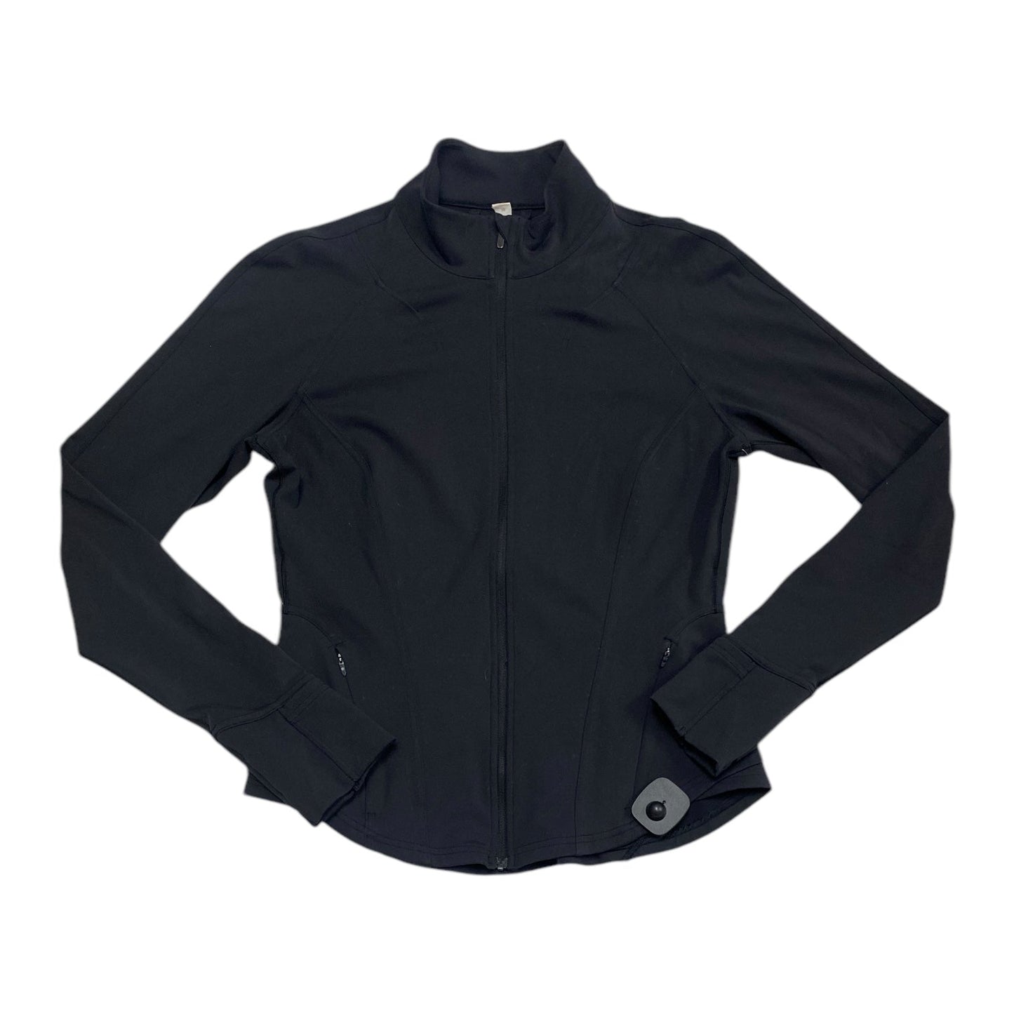 Athletic Jacket By Lululemon In Black, Size: 10