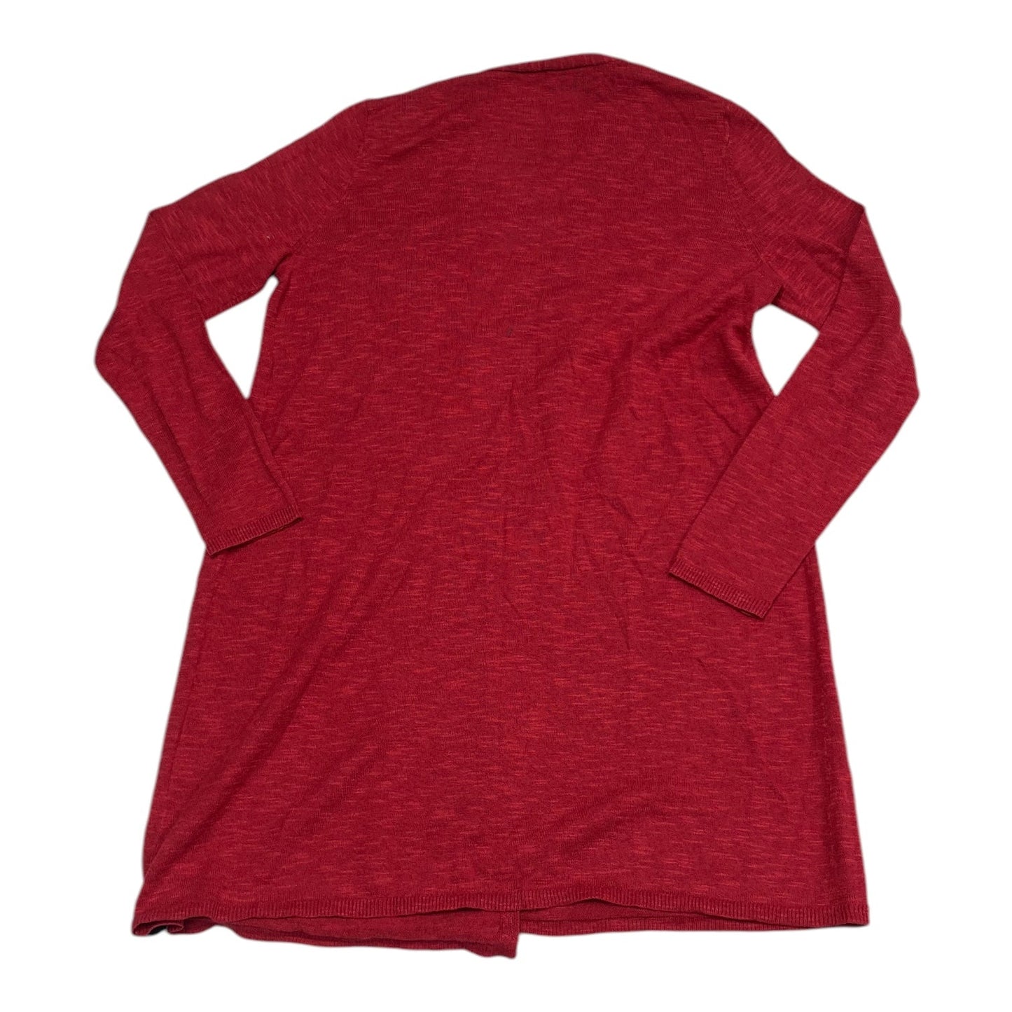 Cardigan Designer By Eileen Fisher In Red, Size: Xs