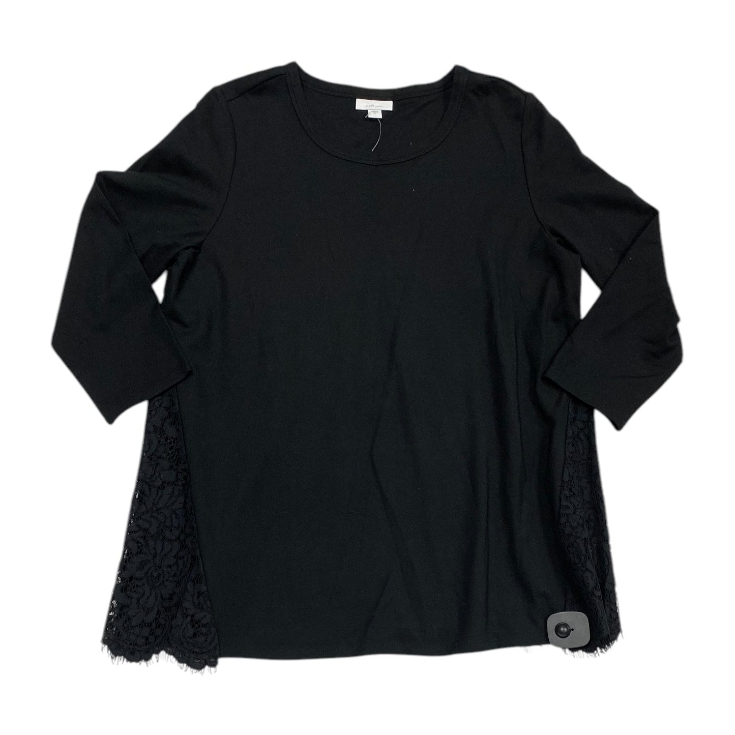 Tunic Long Sleeve By J. Jill In Black, Size: M