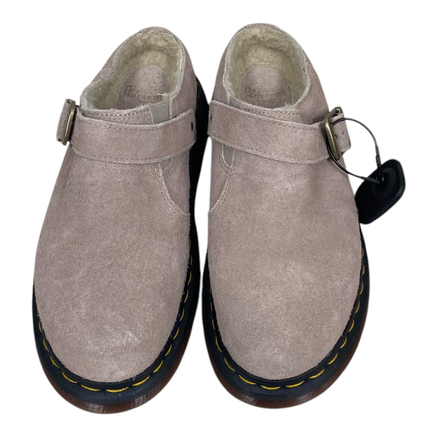 Shoes Flats By Dr Martens In Grey, Size: 10