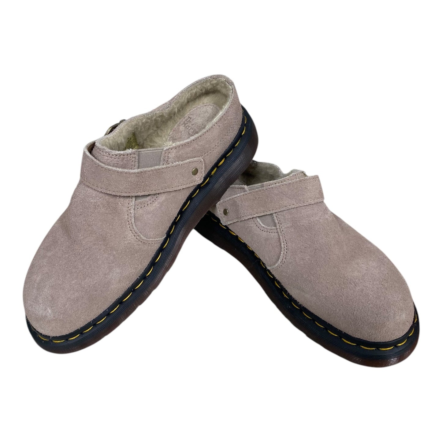 Shoes Flats By Dr Martens In Grey, Size: 10